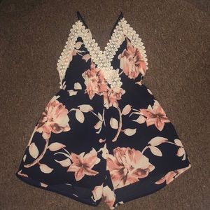 Backless Romper